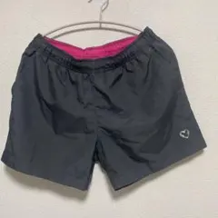 ミッキー デザイン ハーフパンツ グレー