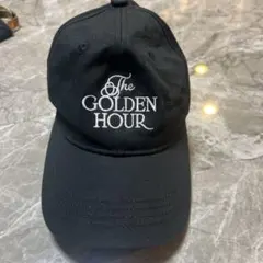 IU 公式グッズ ユニセックスThe GOLDEN HOUR ブラックキャップ