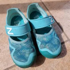 New Balance サンダル 17cm 青