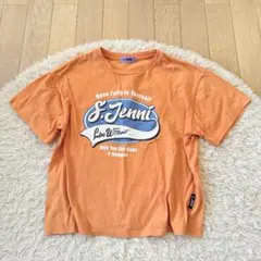 〈160〉S.JENNI ガールズ オレンジ　ロゴTシャツのサムネイル