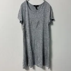 レディース グレー 半袖 ミニワンピース 【S/P】