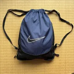 00s Y2K Nike ドローストリングバックパック ネイビー/ブラック