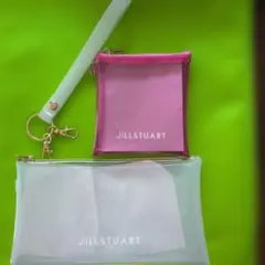 JILLSTUART　ジルスチュアート　クリアポーチ 2点セット ストラップ付きのサムネイル