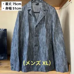 【スラブデニムジャケット】（メンズ XL）