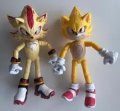 ソニック ザ ヘッジホッグ フィギュア スーパーソニック & スーパーシャドウ