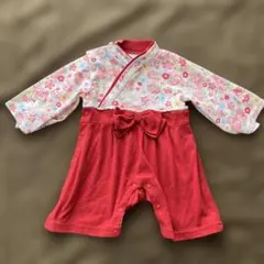 和風ロンパース 70cm セパレート風 お正月 初節句 記念撮影に◎