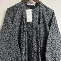 新品　homeworking 花柄シャツワンピース　サマンサモスモス