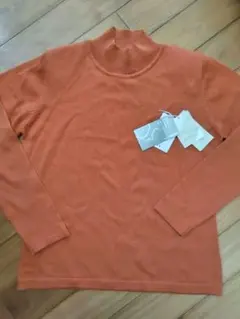 イタリア製オレンジニットセーター Mサイズ