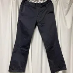 ネイビー チノパン バックポケット付き