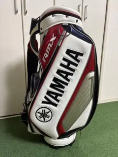 ヤマハ YAMAHA RMX キャディバッグ アイアンカバー付き 白 赤 ゴルフ ヤマハ - ヤマハ YAMAHA RMX キャディバッグ アイアンカバー付き
