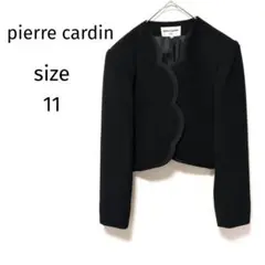 ピエールカルダン ノーカラージャケット ブラック フォーマル 冠婚葬祭 11