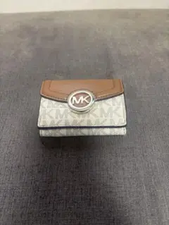 Michael Kors 三つ折り財布 ベージュ/ブラウン