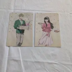 スパイファミリー　ロイド　ヨル　ポストカード　ホリデーパーティ