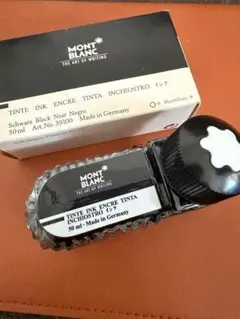 MONT BLANC ブラックインク ビンテージ　旧ガラス　モンブラン　ドイツ製のサムネイル