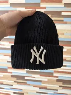 ニューヨーク・ヤンキース 黒ビーニー