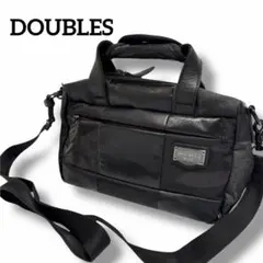 【極美品】DSBK ダブルス ミニショルダー　ナイロン　レザー　MIX