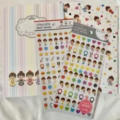 キンプリ風 ノート シール 4点セット