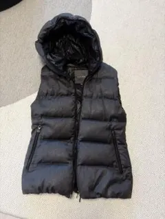 美品 デュベティカ 別注 ダウン ベスト カシミヤ FEBEDUE グレー