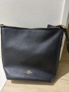 美品】COACH ショルダーバッグ 黒 ＋ レザーベルトおまけ付き