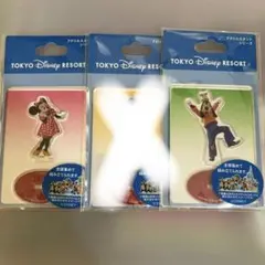 ディズニーリゾート アクスタ　実写　　ミニー　グーフィー　旧フェイス