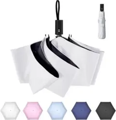 【100%遮光遮熱】人気商品❣️らくらく自動で開閉 晴雨兼用日傘 超軽量191g