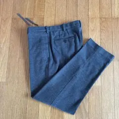 ユニクロ　グレンチェック柄 冬素材スラックス パンツ メンズ　 Lサイズ