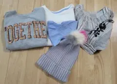 ZARA baby　スウェット・ブラウス・ニット帽　110サイズ4点セット