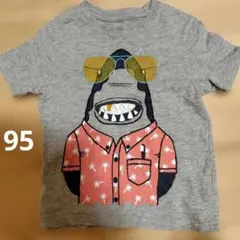 baby GAP 半袖Tシャツ サメ柄 グレー 2years