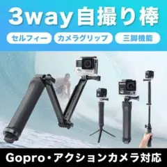 ゴープロ gopro 10 9 三脚 hero 自撮り棒 セルカ棒 アクセサリーのサムネイル