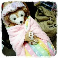 済。【オプ】専用♥みかん*限定♥多用途ケープ★６重ガーゼ×プードルボア♥