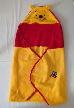 DisneyBaby　くまのプーさん フード付きおくるみ