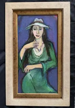 希少！勝野平二「油彩カンバス画・裸婦」F10号/秩父イチローズ