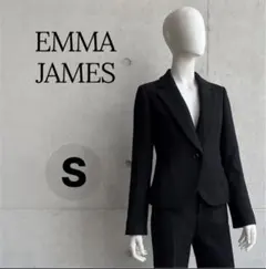✨美品✨ EMMAJAMES ブラック テーラードジャケット サイズ9 シンプル