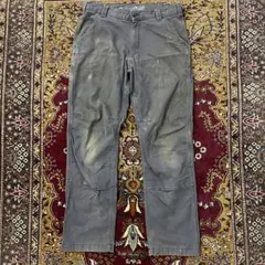 カーハート ダック ダブルニー ペインター ワークパンツ グレー ボロ