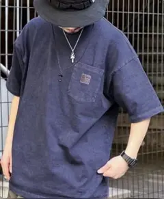 《JaVa ジャバコラボ》綿100% ヘヴィーウエイト 胸ポケット Tシャツのサムネイル