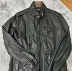 【Custom Culture】 レザージャケット 黒 本革