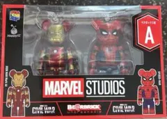 新品未使用】 マーベル　ハッピーくじ　ベアブリック　ペア賞A