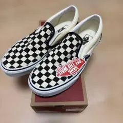US企画 新品26.5cm VANS SLIP ON checker