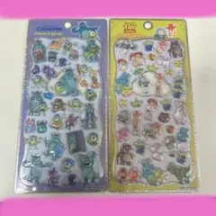 プチドロップステッカー　ピクサー　トイストーリー　メタンスターズインク