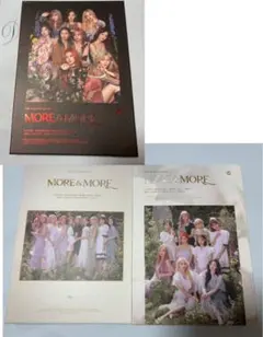 TWICE MORE＆MORE CD トレカ ポストカード