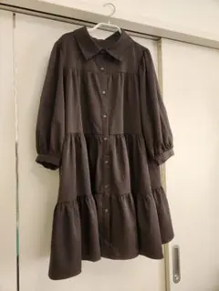 七分丈　ティアードシャツチュニック