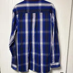 XLARGE 長袖シャツ　ブルー系　チェック柄　Lサイズ