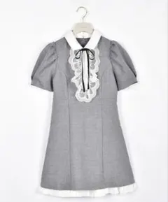 An MILLE 裾プリーツミニワンピース