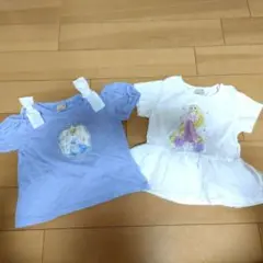 petit main プリンセスデザインTシャツ2枚セット