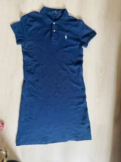 Polo Ralph Lauren ラルフ　ポロシャツワンピ　ネイビー 半袖