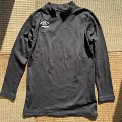 umbro 黒 長袖 ハイネック ウェア