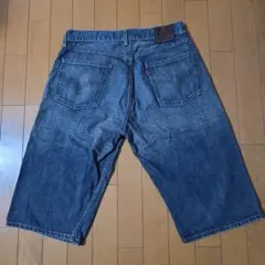 Levi's 503 W34 ダークブルー ショートパンツ