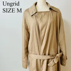 Ungrid トレンチコート ベージュ ロング丈 ウエストベルト Mのサムネイル