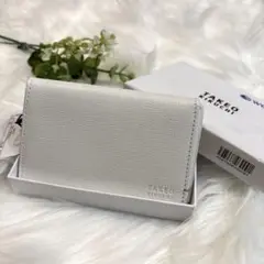 美品✨TAKEO KIKUCHI タケオキクチ 名刺入れ カードケース 白