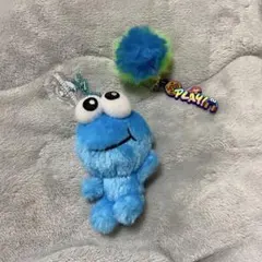 ユニバ セサミストリート クッキーモンスター キーホルダー マスコット